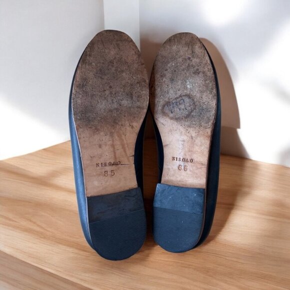 Nisolo black leather flats size 8.5 - Picture 4 of 8